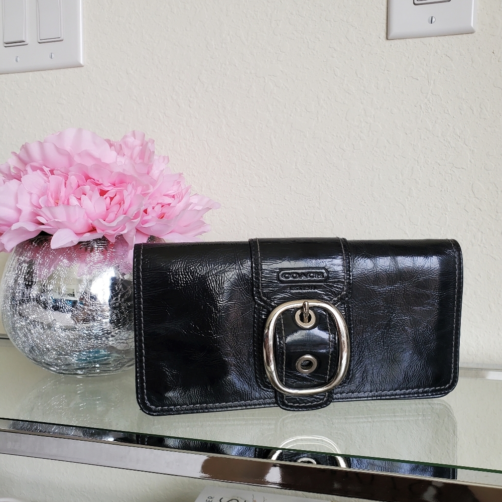Coach Patent Leather Clutch